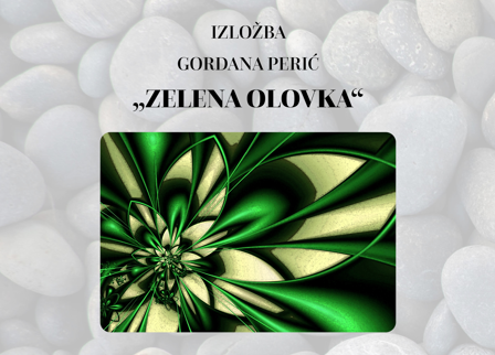 Izložba Gordane Perić ''Zelena olovka''